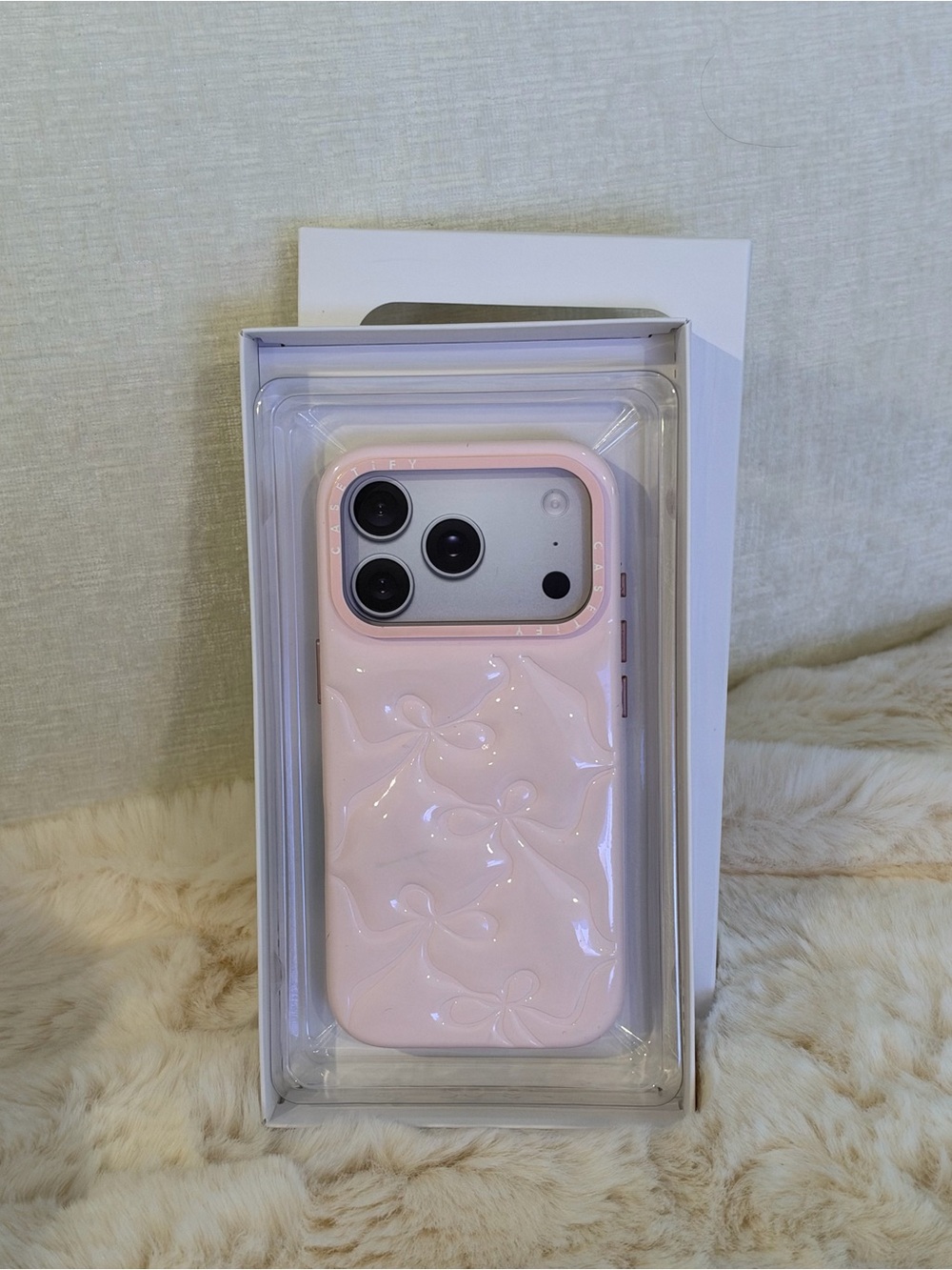 Casetify Pillow Case Ballerina Pink for iPhone 17 Pro and 18 Pro